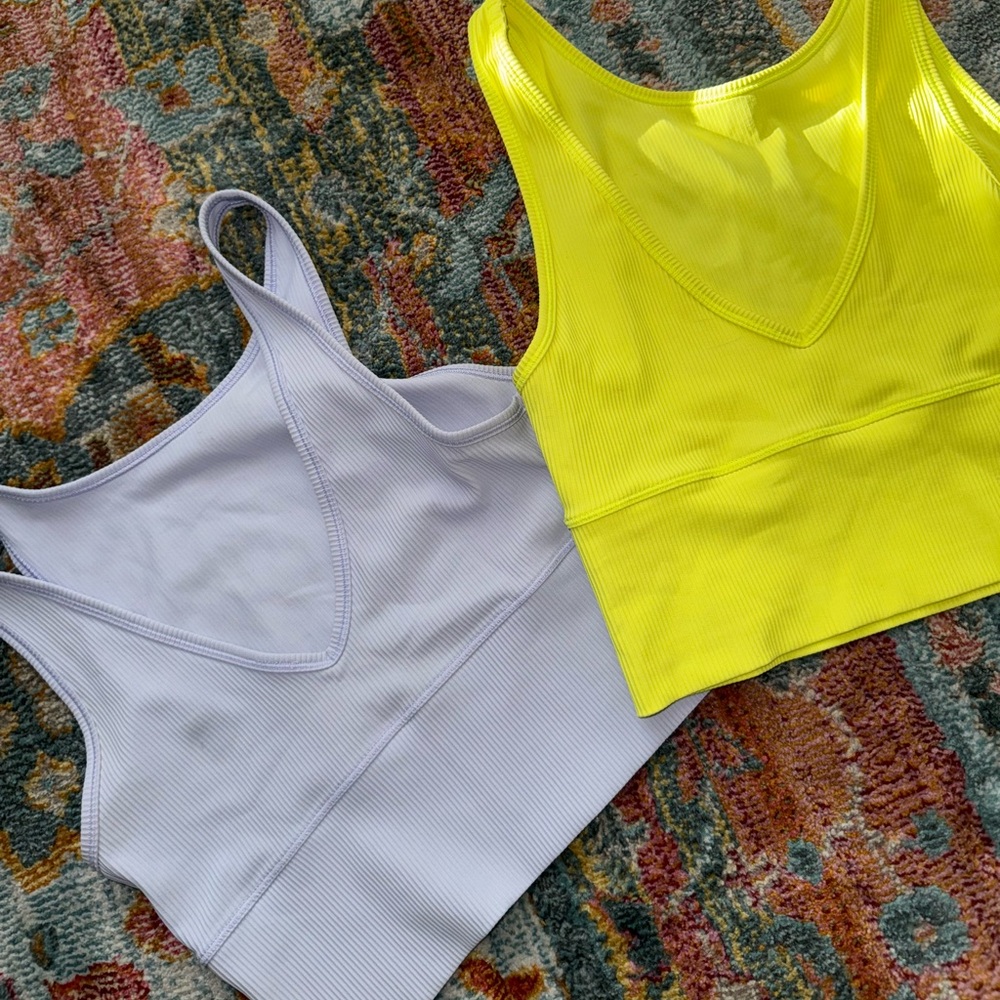 Lululemon ribbed tank crop - 2 ways